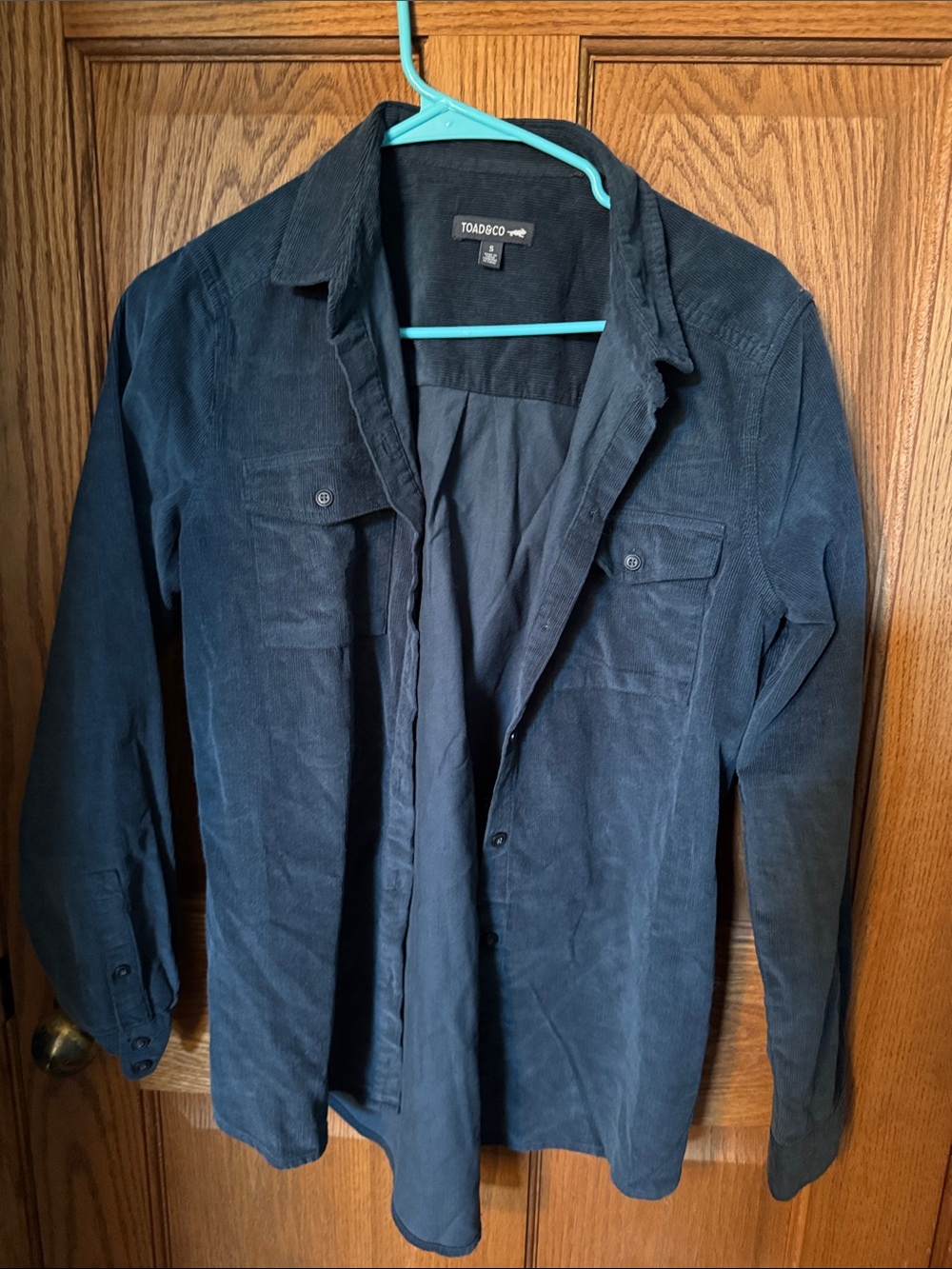 Toad&Co Women’s Teal Green Corduroy Shirt Jacket